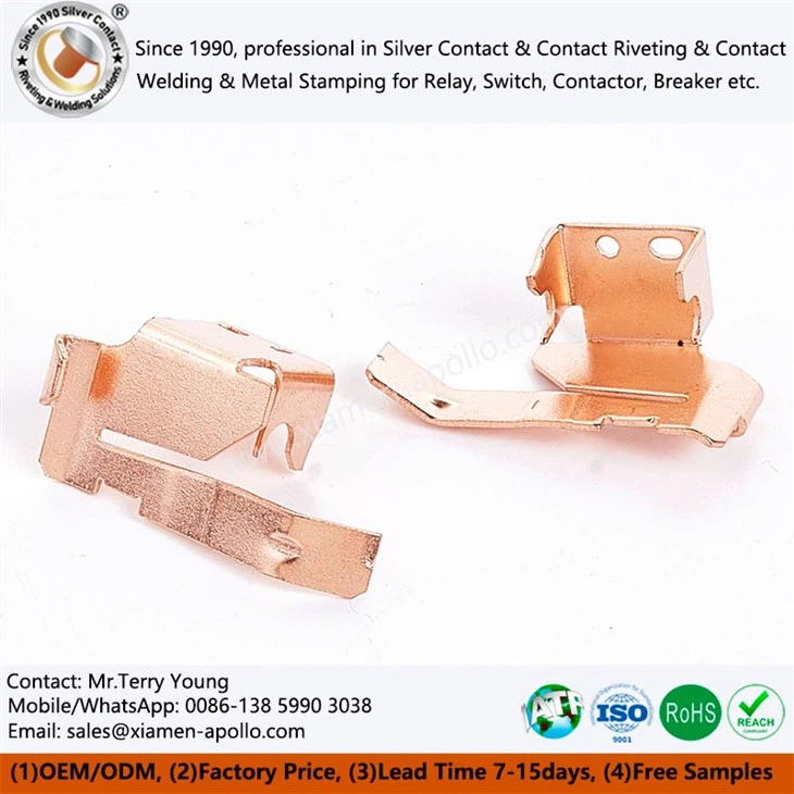 Copper Contact For Electric Switch Stamping