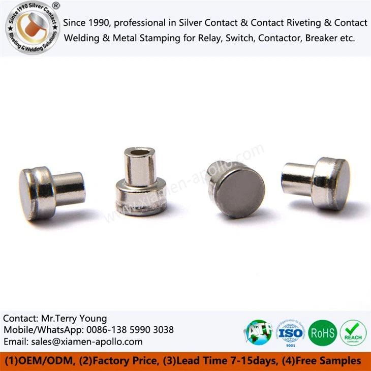 Iron Tungsten Contact Rivets