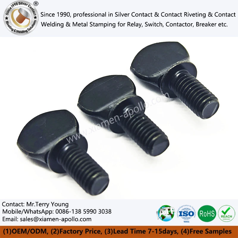 Spade Head Thumb Screws with Shoulder Spade Head Thumb Screws with Shoulder