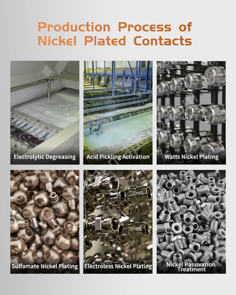 Production Process of Formed Nickel Plated Contacts Production Process of Formed Nickel Plated Contacts