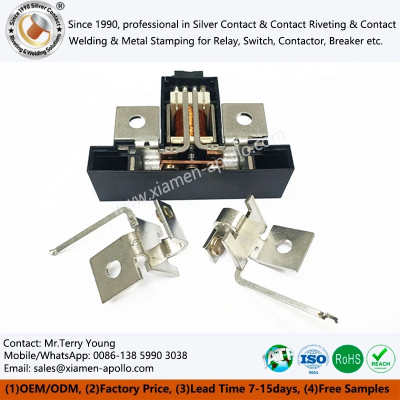 Embedded Riveted Electrical Contacts Embedded Riveted Electrical Contacts