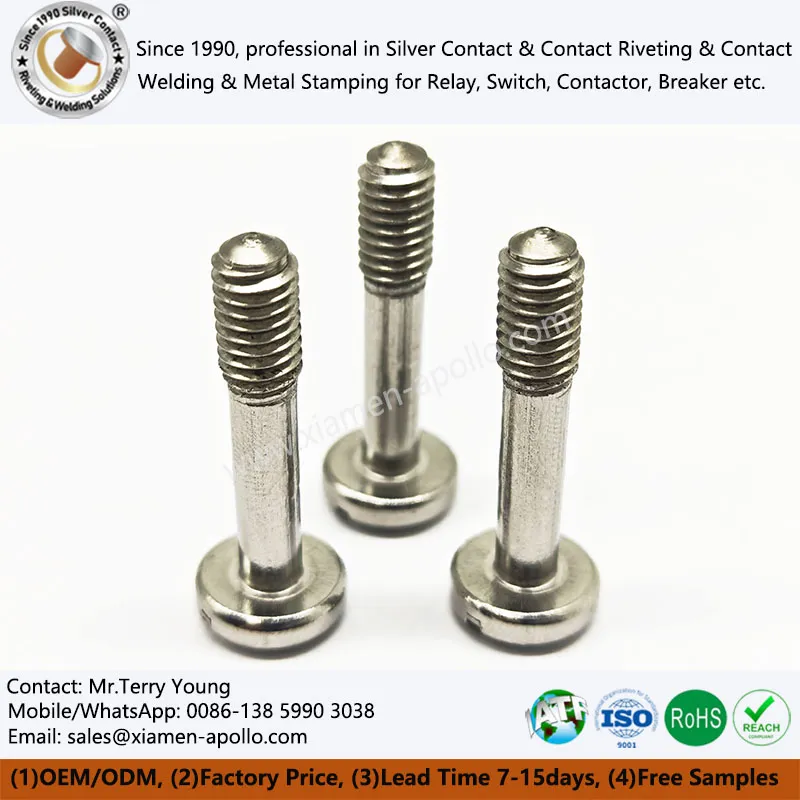 Slotted pishloqning yuqori bosh vintlari